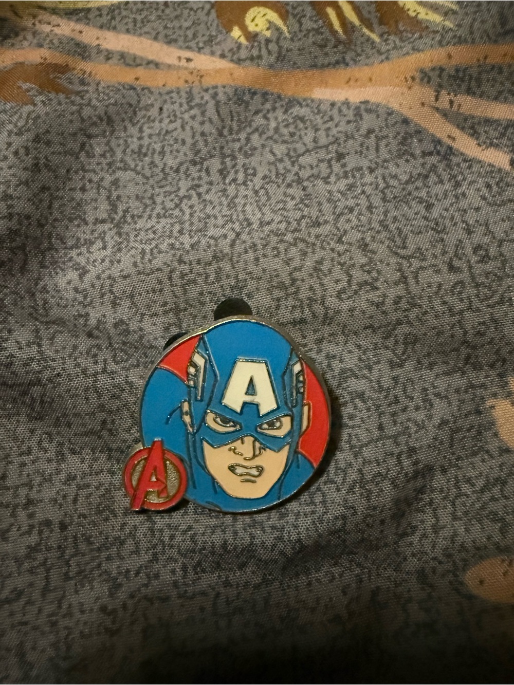 Marvel Captain America Kids Enamel Pin - Blue, Red & White